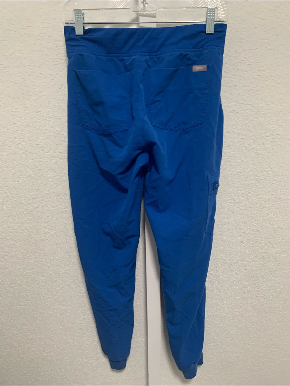Figs Zamora Blue Jogger Scrub Pants with Drawstring - Picture 6 of 12